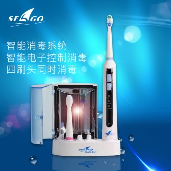 seago/赛嘉成人电动牙刷声波震动带紫外线消毒充电式/SG-908