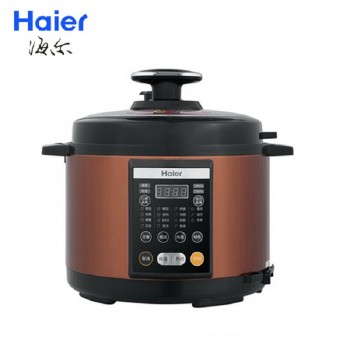 Haier/海尔 HPC-YLS6011电压力锅 6L 家用电脑式电高压锅双胆正品