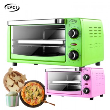 LVCI 电烤箱家用烘焙电器多功能电烤炉迷你烤蛋糕机子10L