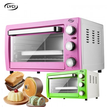 LVCI 电烤箱家用多功能大容量烘焙工具电烤炉烤蛋糕机子25L升